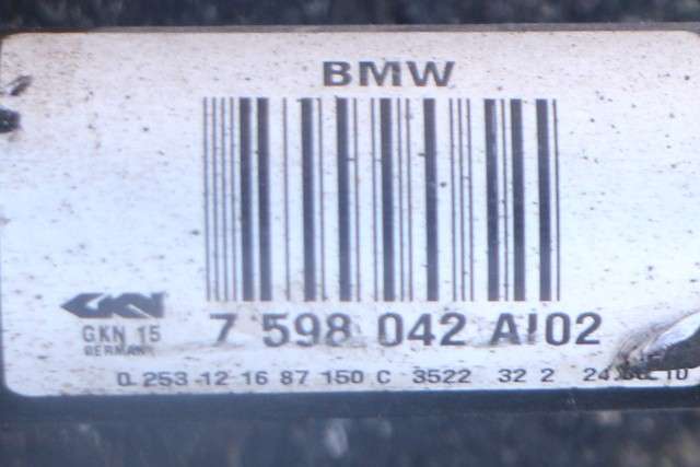 Drivaksel høyre bak, diesel/automat til BMW X3 2010-2017 (F25) (F25) (BMW|7 598 042|)