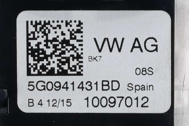 Bryter lys til VW Golf VII 2012-2017 (Fase 1) (VAG|5G0 941 431 BD|)