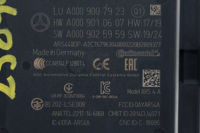 Sensor radar til Mercedes E-Klasse 2016-2023 (W213) (W213) (MERCEDES|A 000 900 79 23|)