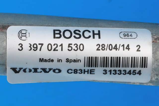 Viskermotor frontrute komplett m/overføring til Volvo XC60 2014-2017 (Type I, Fase 2) (BOSCH|1 397 220 668|31333454|)