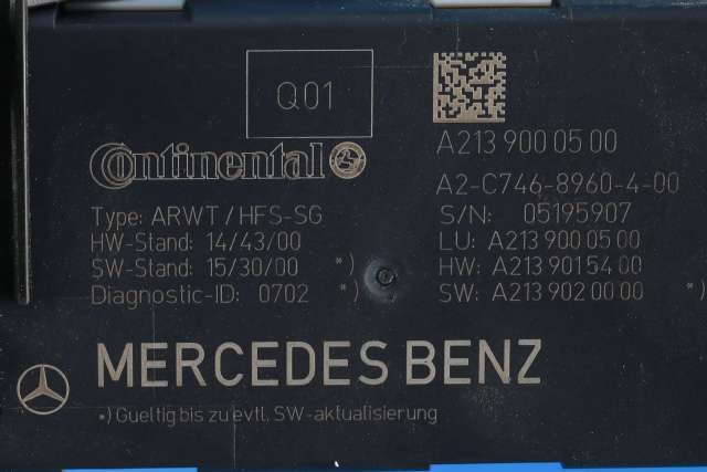 Baklukeåpner motor til Mercedes E-Klasse 2016-2023 (W213) (W213) (BOSCH|0 390 204 178|A 213 900 05 00|)