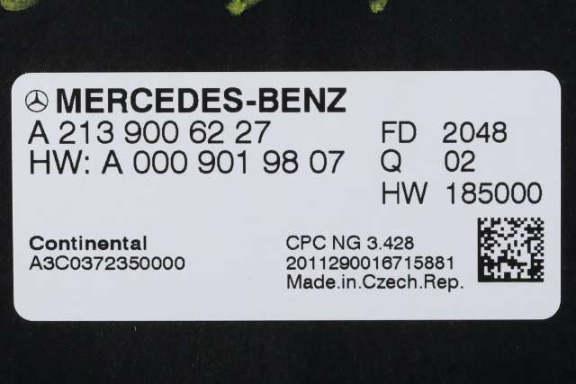 Styreenhet girkasse til Mercedes E-Klasse 2016-2023 (W213) (W213) (MERCEDES|A 213 900 62 27|)