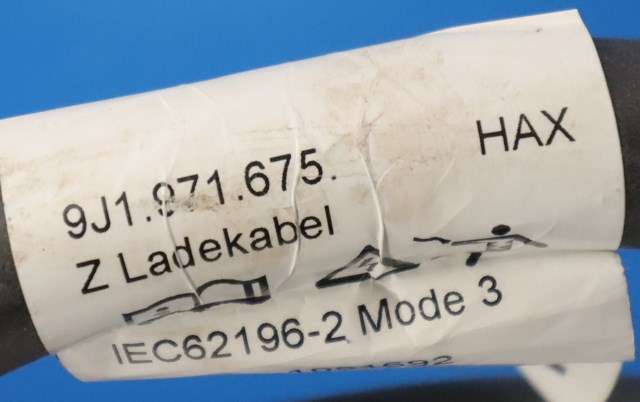 Batterilader kabel til Seat Mii electric 2019-->>  (VAG|9J1 971 675|)