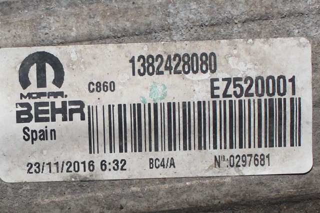 Intercooler til Fiat Ducato 2014-->>  (BEHR|EZ52001|1382428080|)
