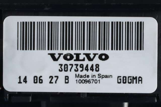 Bryter lys til Volvo V70 2014-2016 (Type III, Fase 2)  (VOLVO|30739448|)