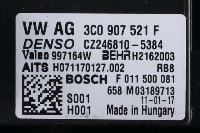 Varmeapparat motor til VW Golf VI 2008-2012 (VAG|1K1 820 015 J|)