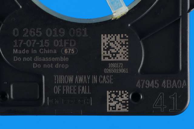 Sensor rattvinkel til Nissan X-Trail 2014-2022 (T32) (T32) (BOSCH|0 265 019 061|47945-4BA0A|)