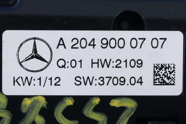 Varmeapparat betjening til Mercedes C-Klasse 2007-2011 (Fase 1) (W204) (W204) (MERCEDES|A 204 900 07 07|)