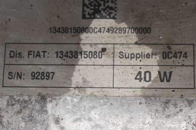 Dieselvarmer til Fiat Ducato 2014-->>  (WEBASTO|THERMO TOP C|1343815080|)