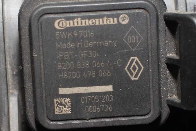 Luftmengde/luftmassemåler til Nissan Pathfinder 2010-2014 (Fase 2) (R51) (R51) (CONTINENTL|5WK9 7016|8200 838066|)