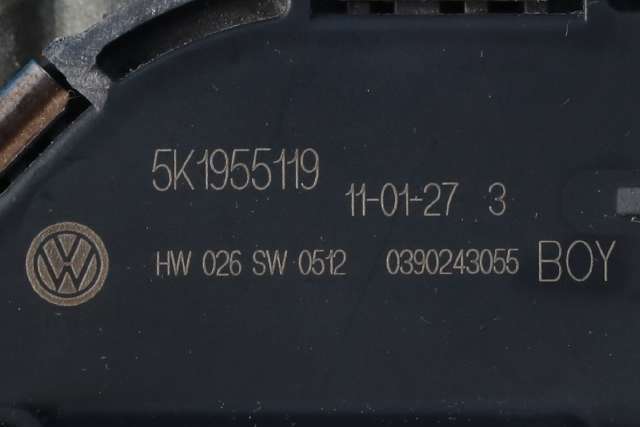 Viskermotor frontrute komplett m/overføring til VW Golf VI 2008-2012  (VAG|5K1 955 023|5K1 955 119|)