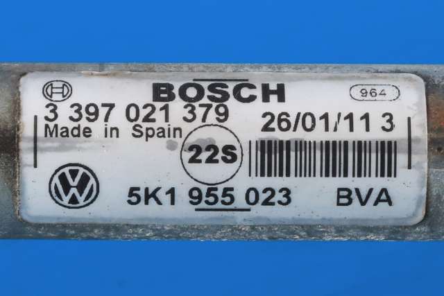 Viskermotor frontrute komplett m/overføring til VW Golf VI 2008-2012  (VAG|5K1 955 023|5K1 955 119|)