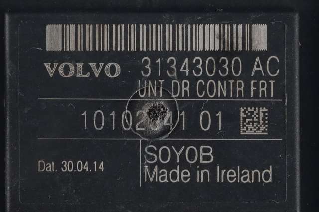 Styreenhet dør høyre foran til Volvo XC60 2014-2017 (Type I, Fase 2)  (VOLVO|31343030 AC|)