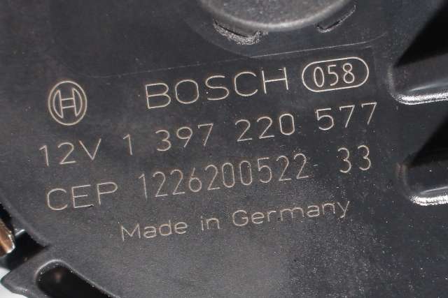 Viskermotor foran høyre til Peugeot 3008 2009-2016 (Type I)  (BOSCH|3 397 021 289|96 710623 80|)