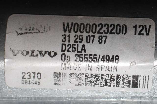 Viskermotor bakrute til Volvo V70 2007-2013 (Type III, Fase 1)  (VALEO|W000023200|31290787|)