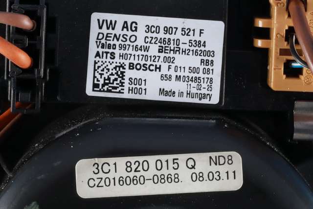 Varmeapparat motor til VW Passat 2011-2015 (B7) (B7) (VAG|3C1 820 015 Q|3C0 907 521 F|)