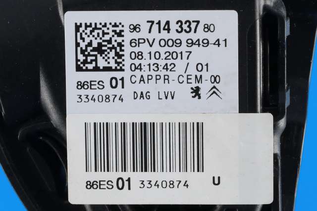 Pedal gass til Peugeot 208 2012-2019 (Type I)  (HELLA|6PV 009 949-41|96 714337 80|)