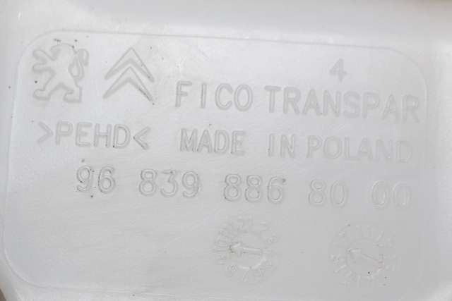 Spylertank foran til Peugeot 208 2012-2019 (Type I) (PEUGEOT|96 839886 80|)