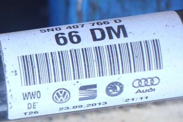 Drivaksel høyre foran, diesel/automat til VW Tiguan 2011-2016 (Type I, Fase 2)  (VAG|5N0 407 766 D|)