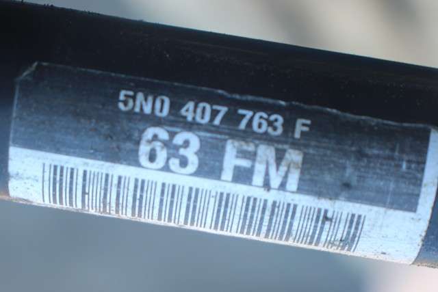 Drivaksel venstre foran, diesel/automat til VW Tiguan 2011-2016 (Type I, Fase 2) (VAG|5N0 407 763 F|)