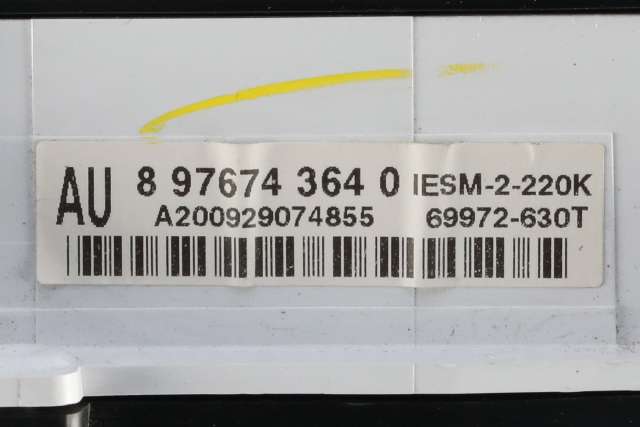 Instrumentpanel til Isuzu D-Max 2021-->> (Type III)  (ISUZU|8976743640|)