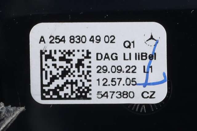 Dashbord friskluftdyse venstre til Mercedes GLC 2022-->> (X254) (X254) (MERCEDES|A 254 830 49 02|)