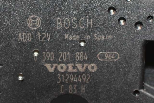 Viskermotor bakrute til Volvo V60 2010-2013 (Type I, Fase 1)  (BOSCH|0 390 201 884|31294492|)