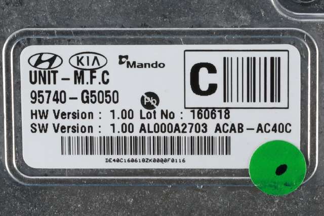 Kamera til Kia Niro 2016-2021  (KIA|95740-G5050|)