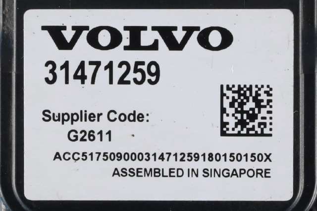 Sensor radar til Volvo V60/V60 CC 2013-2018 (Type I, Fase 2)  (VOLVO|31471259|)