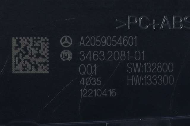 Bilstereo navigasjon betjeningspanel til Mercedes C-Klasse 2014-2018 (Fase 1) (W205) (W205) (MERCEDES|A 205 905 46 01|)