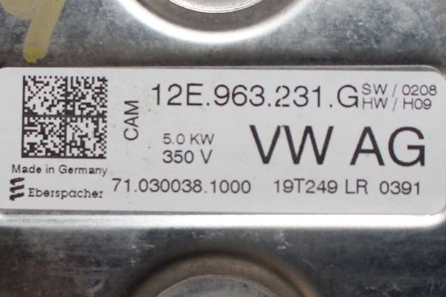 Varmeapparat PTC-heater til VW e-Golf 2017-2020 (Fase 2)  (VAG|12E 963 231 G|)