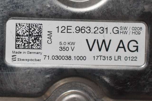 Varmeapparat PTC-heater til VW e-Golf 2017-2020 (Fase 2) (VAG|12E 963 231 G|)