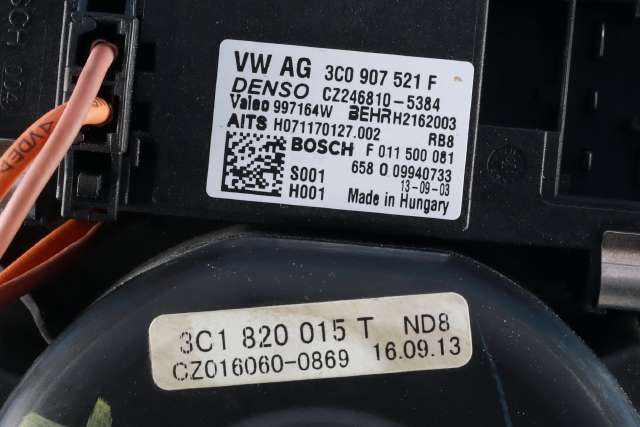 Varmeapparat motor til VW Tiguan 2011-2016 (Type I, Fase 2)  (VAG|3C1 820 015 T|3C0 907 521 F|)