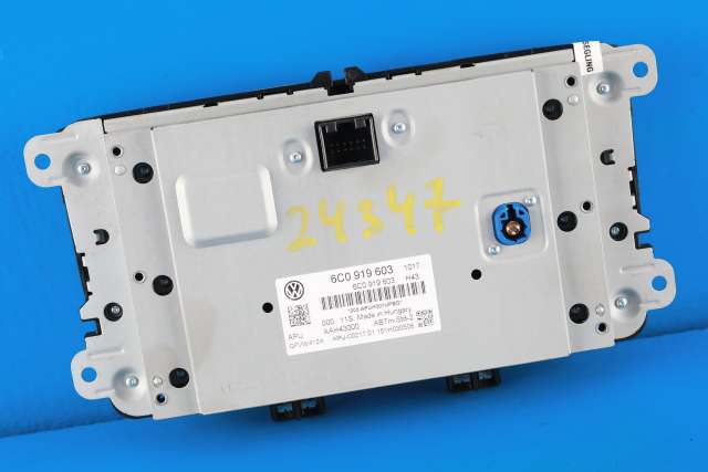 Bilstereo betjeningspanel til VW Polo 2014-2017 (Type V, Fase 2)  (VAG|6C0 919 603|)