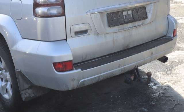 Støtfanger bak til Toyota Land Cruiser 120 2002-2009  