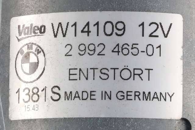 Viskermotor frontrute komplett m/overføring til BMW X1 2009-2015 (E84) (E84) (BMW|2 992 465|)