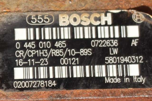 Dieselpumpe til Fiat Ducato 2014-->>  (BOSCH|0 445 010 465|5801940312|)