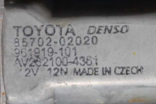 Ruteheis høyre bak til Toyota Auris 2010-2012 (Type I, Fase 2)  (DENSO|262100-4381|85702-02020|)