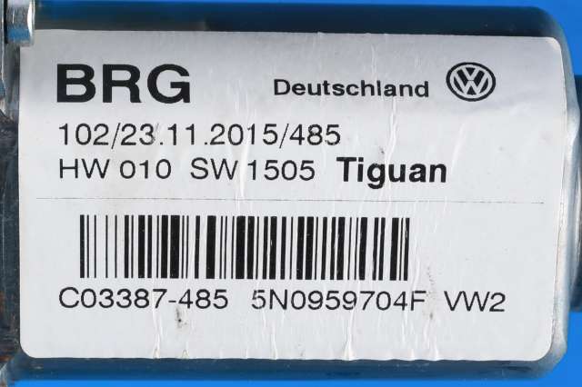 Ruteheis, kun motor, høyre bak til VW Tiguan 2011-2016 (Type I, Fase 2)  (VAG|5N0 959 704 F|)