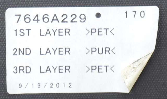 Bagasjerom teppe/gulvplate til Citroën C4, Aircross 2012-2017  (MITSUBISHI|7646A229|)