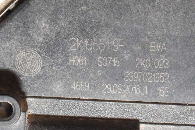 Viskermotor frontrute komplett m/overføring til VW Caddy 2015-2020 (Type III, Fase 3) (VAG|2K1 955 023 J|2K1 955 119 F|)