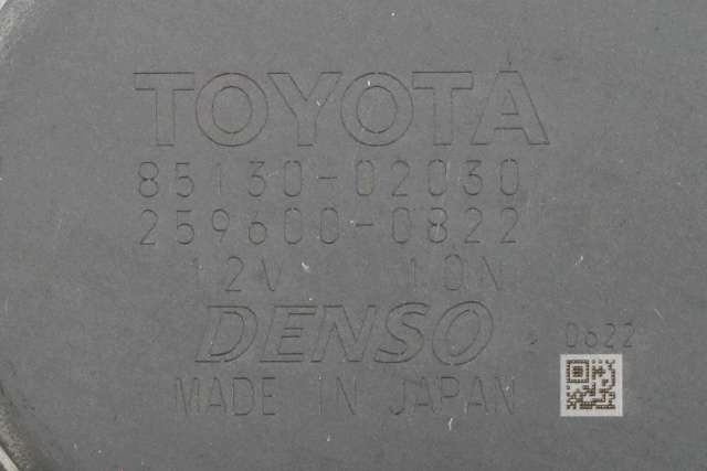 Viskermotor bakrute til Toyota Auris 2010-2012 (Type I, Fase 2) (DENSO|259600-0822|85130-02030|)