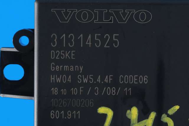 Styreenhet parkering til Volvo V60 2010-2013 (Type I, Fase 1) (VOLVO|31314525|)
