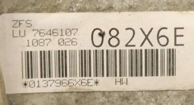Girkasse 4WD komplett automat til BMW 5-Serie 2010-2017 (F10/F11) (F10/F11) (ZF|1087 026 082X6E|7 646 107. MED FORDELINGSKASSE|)