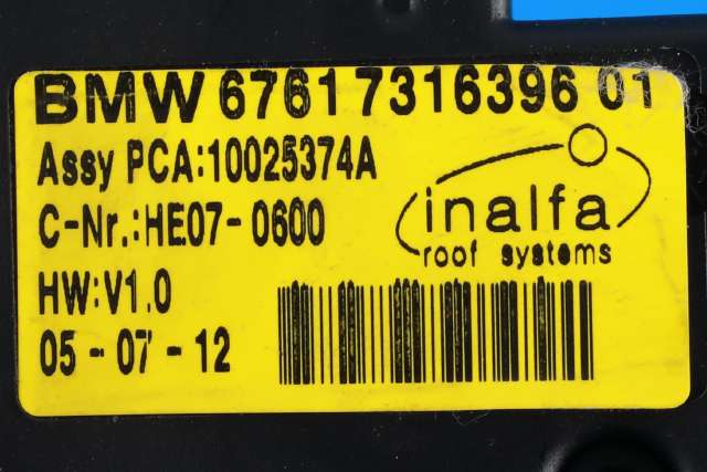 Takluke motor til BMW X3 2010-2017 (F25) (F25) (BMW|67.61-7 316 396|)