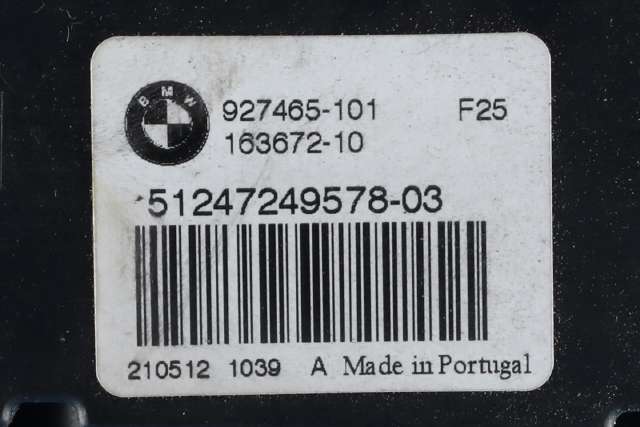 Baklukelås til BMW X3 2010-2017 (F25) (F25) (BMW|51.24-7 269 544|51.24-7 249 578|)
