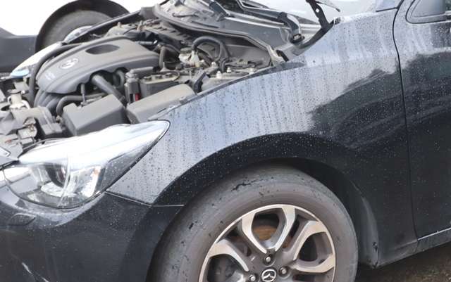 Skjerm venstre foran til Mazda 2, 2015-2019 (Type III, Fase 1)