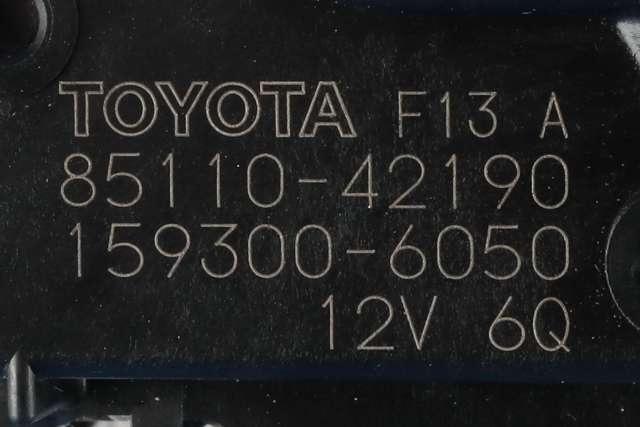 Viskermotor frontrute komplett m/overføring til Toyota RAV4 2013-2015 (Type IV, Fase 1) (DENSO|159300-6050|85110-42190|)