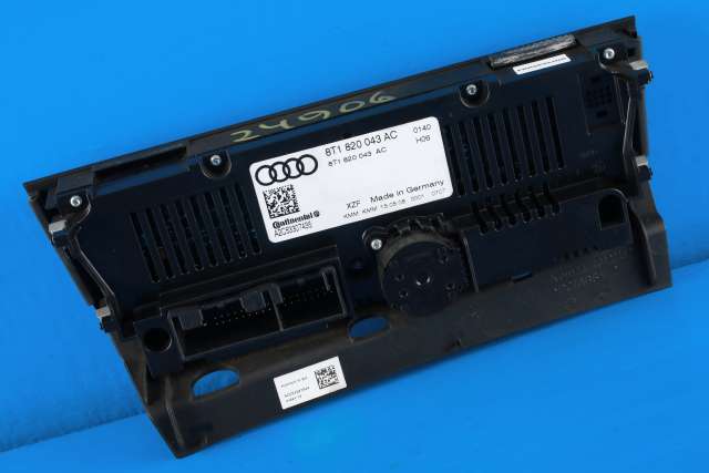 Varmeapparat betjening til Audi A4 2007-2014 (Type IV) (B8) (B8) (VAG|8T1 820 043 AC|)
