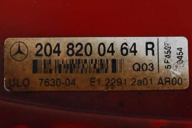Baklykt høyre til Mercedes C-Klasse 2007-2011 (Fase 1) (W204) (W204) (MERCEDES|A 204 820 04 64|)
